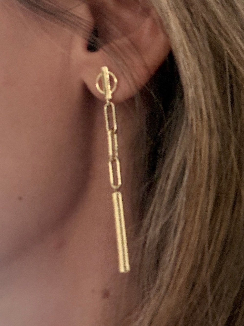 Gorjana Gold Link Drop Earrings - Elegant Women’s Jewelry